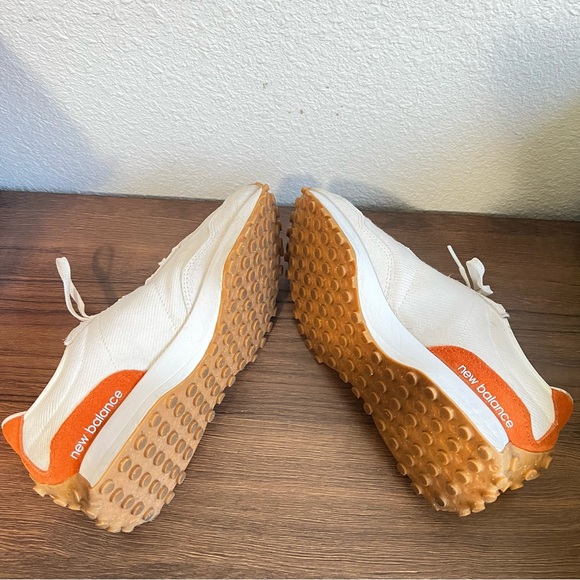 New Balance 327 White Orange Gum Sole Sneakers Women’s 9.5 B WS327RA - Picture 5 of 10